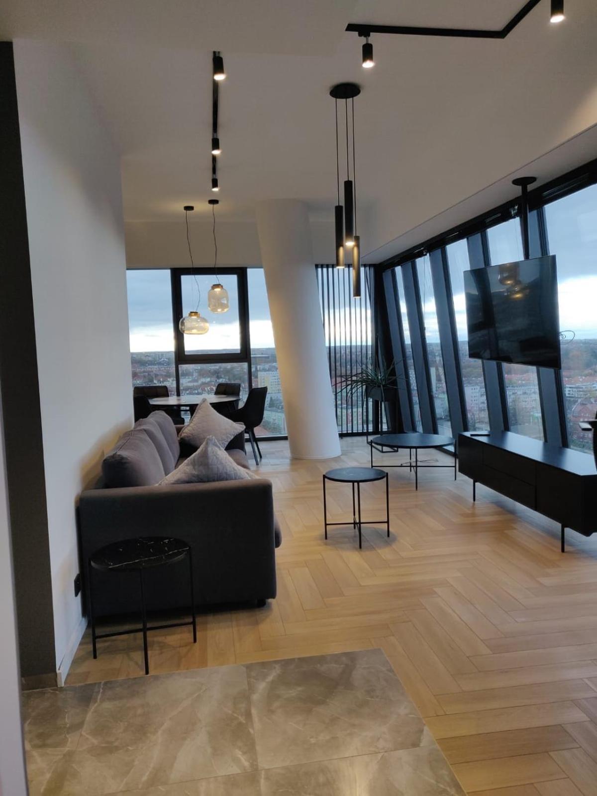 Hanza Tower Szczecin Sky Apart 18Th Floor A Apartment Ngoại thất bức ảnh